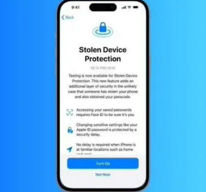 海港苹果授权维修店分享被盗设备保护功能开启方法 