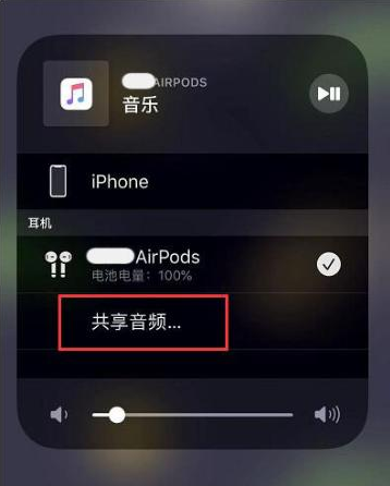 海港苹果14音频维修点分享iPhone14音频共享设置方法 